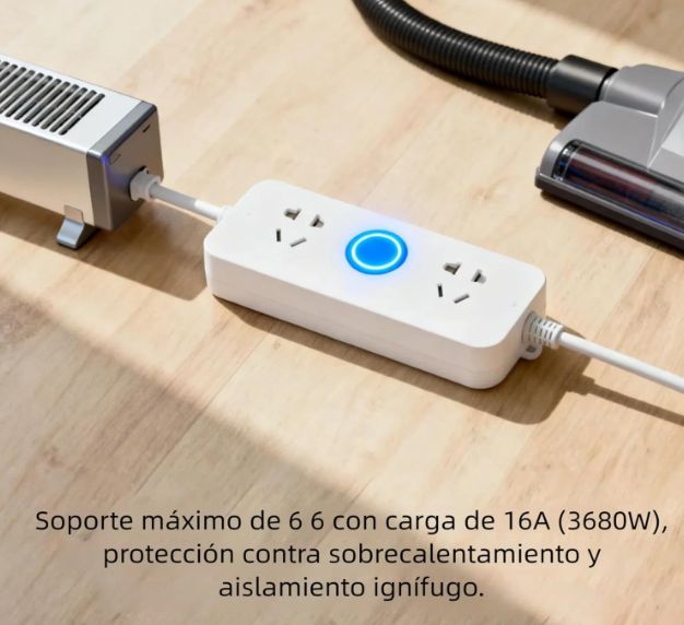 Enchufe Inteligente WiFi 16A con Energía | Tuya/Smart Life | Alexa Google