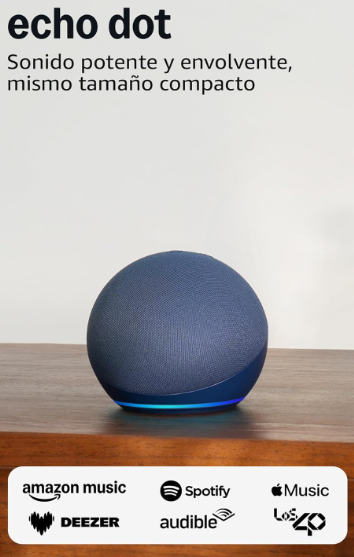 Echo Dot Última Generación | Altavoz Inteligente Alexa+ | Antracita