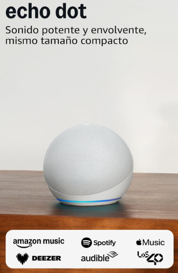 Echo Dot Última Generación | Altavoz Inteligente Alexa+ | Antracita